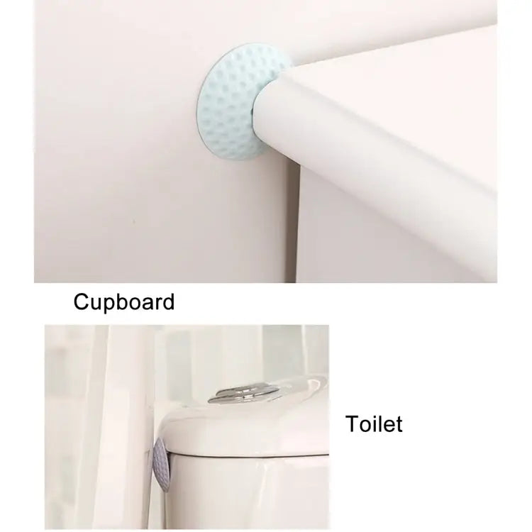 10 PCS Rubber Door Handle Mute Wall Pad Anti-collision Pad Random Color Delivery Size: 5 * 1cm 1289991 - 1289991