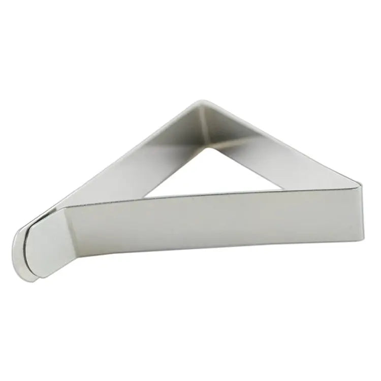 10 PCS Stainless Steel Tablecloth Clip Adjustable Triangle Clamp Holder 10 PCS - 10 PCS