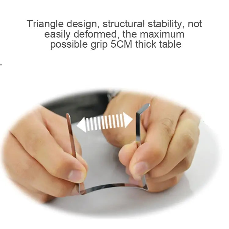 10 PCS Stainless Steel Tablecloth Clip Adjustable Triangle Clamp Holder 10 PCS - 10 PCS