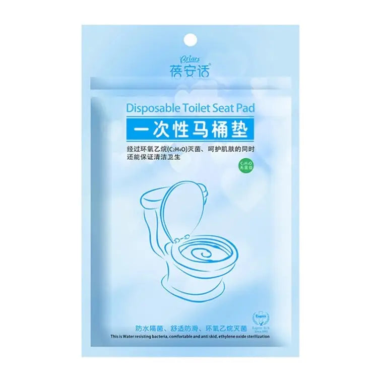 10 PCS Waterproof Anti-bacterium Travel Disposable Toilet Seat Cover Mat Toilet Paper Pad Anti-bacterium Toilet Seat