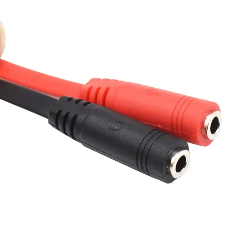 10 PCS Y-1001 20cm 3.5mm Car Audio Computer Headset Microphone 2 In 1 Adapter Cable Y-1001 - Y-1001