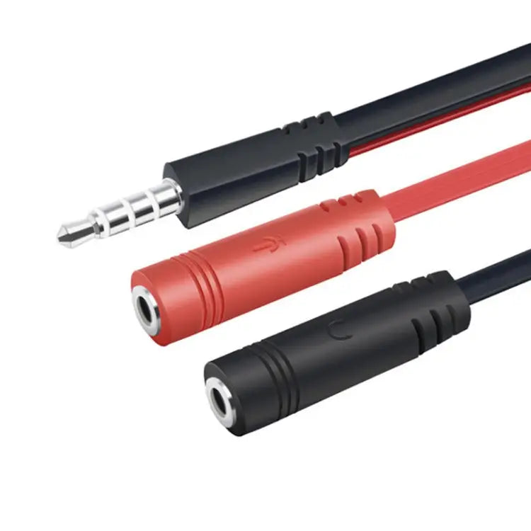 10 PCS Y-1001 20cm 3.5mm Car Audio Computer Headset Microphone 2 In 1 Adapter Cable Y-1001 - Y-1001