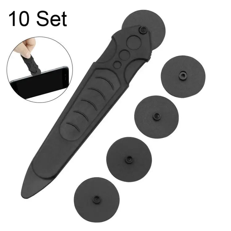 10 Set Carbon Fiber Roller lever Crowbar Phone Split Frame Maker 10 Sets Removal Tool - 10 Sets Removal Tool