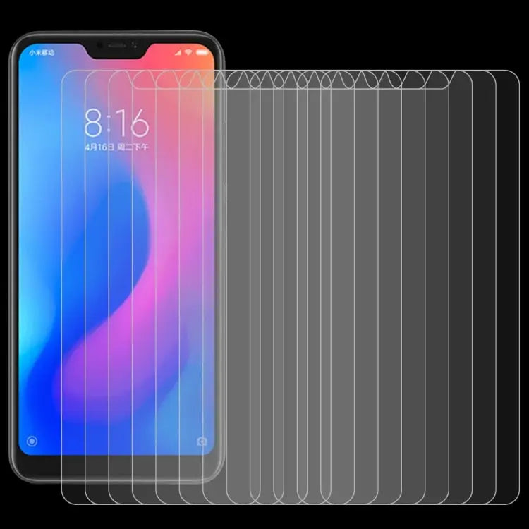 100 PCS 0.26mm 9H Surface Hardness 2.5D Curved Edge Tempered Glass Film for Xiaomi Redmi Note 6 - For Redmi Note 6