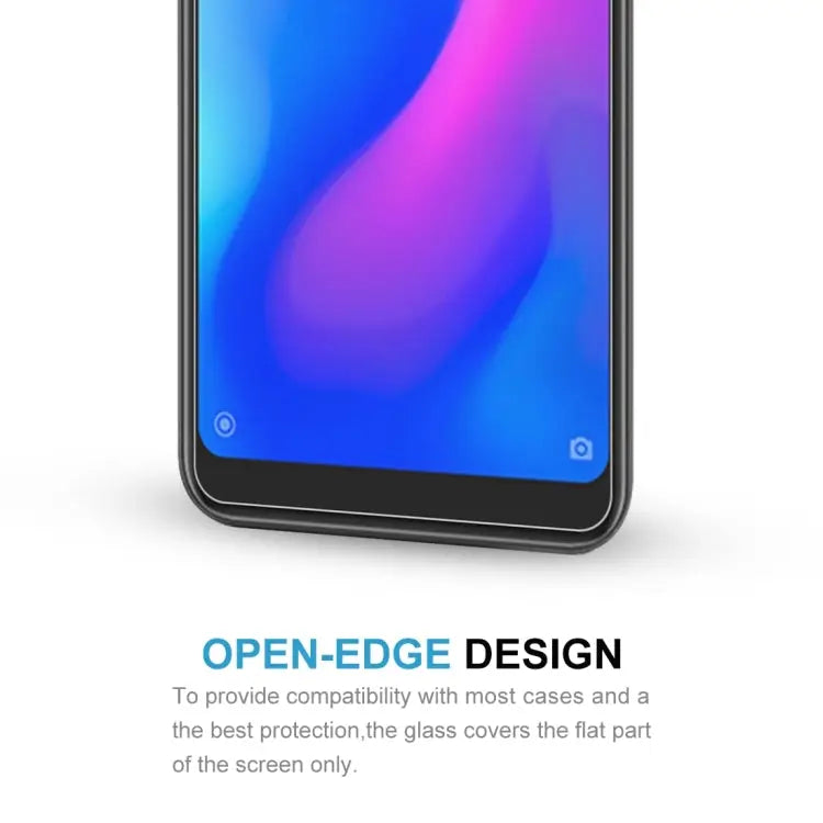 100 PCS 0.26mm 9H Surface Hardness 2.5D Curved Edge Tempered Glass Film for Xiaomi Redmi Note 6 - For Redmi Note 6