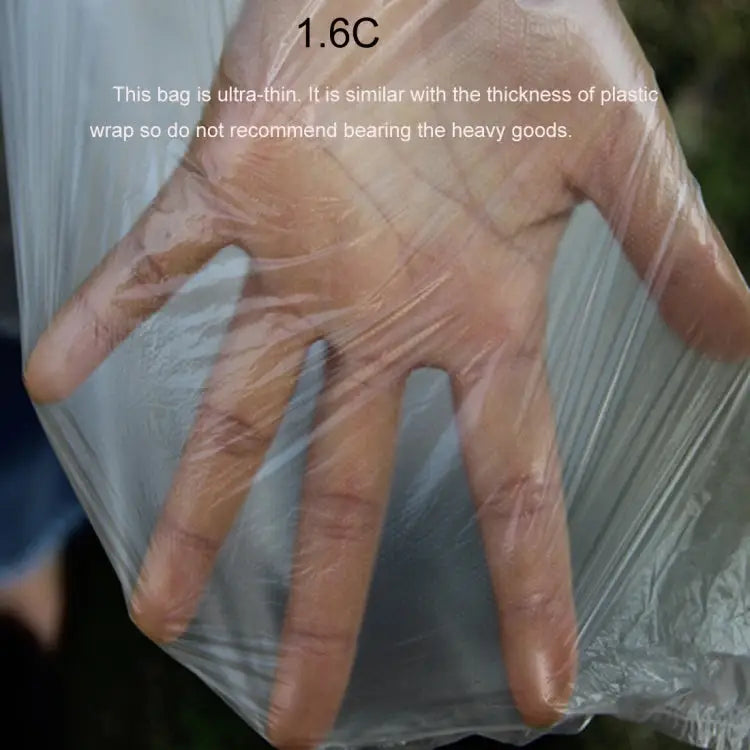 100 PCS 1.6C Dust-proof Moisture-proof Plastic PE Packaging Bag Size: 60cm x 100cm 60cm x 100cm - 60cm x 100cm