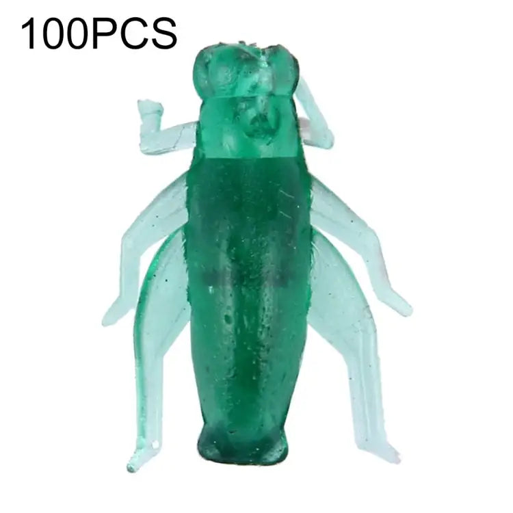 100 PCS Cricket Shape Fishing Lures Artificial Fishing Bait Length: 2cm Cricket Shape - Cricket Shape