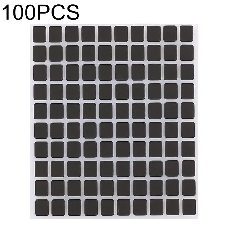100 PCS Display Screen Black Stickers for iPhone X - For iPhone X(100 PCS)