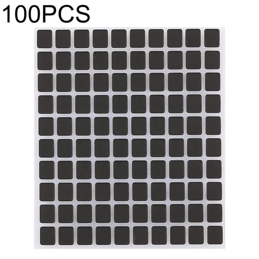 100 PCS Display Screen Black Stickers for iPhone X - For iPhone X(100 PCS)