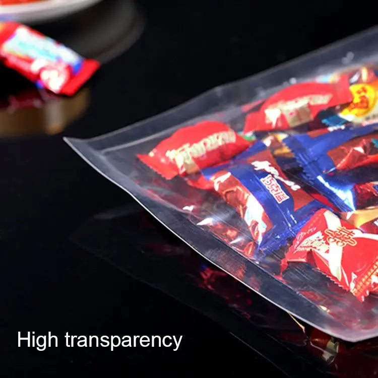 100 PCS Food Vacuum Packaging Transparent Plastic Bag Nylon Fresh-keeping Bag Size: 25cm x 35cm Size: 15cm x 22cm