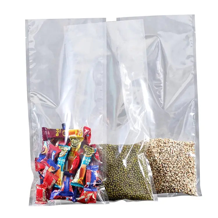 100 PCS Food Vacuum Packaging Transparent Plastic Bag Nylon Fresh-keeping Bag Size: 25cm x 35cm Size: 15cm x 22cm