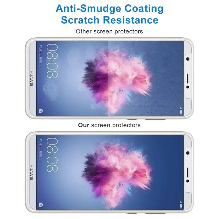 100 PCS for Huawei P smart / Enjoy 7S 0.26mm 9H Surface Hardness 2.5D Curved Tempered Glass Screen Protector Film For P