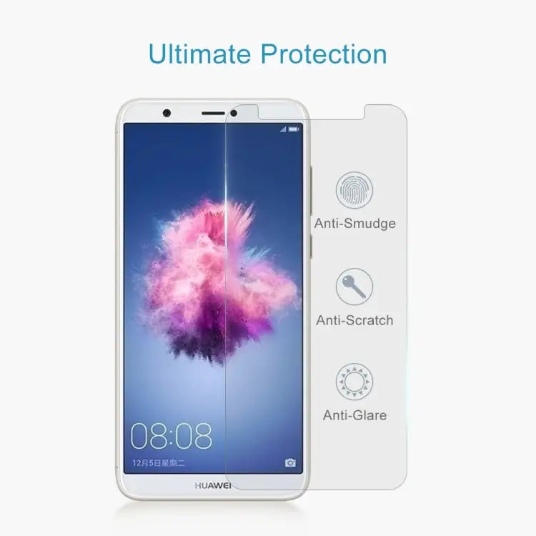 100 PCS for Huawei P smart / Enjoy 7S 0.26mm 9H Surface Hardness 2.5D Curved Tempered Glass Screen Protector Film For P