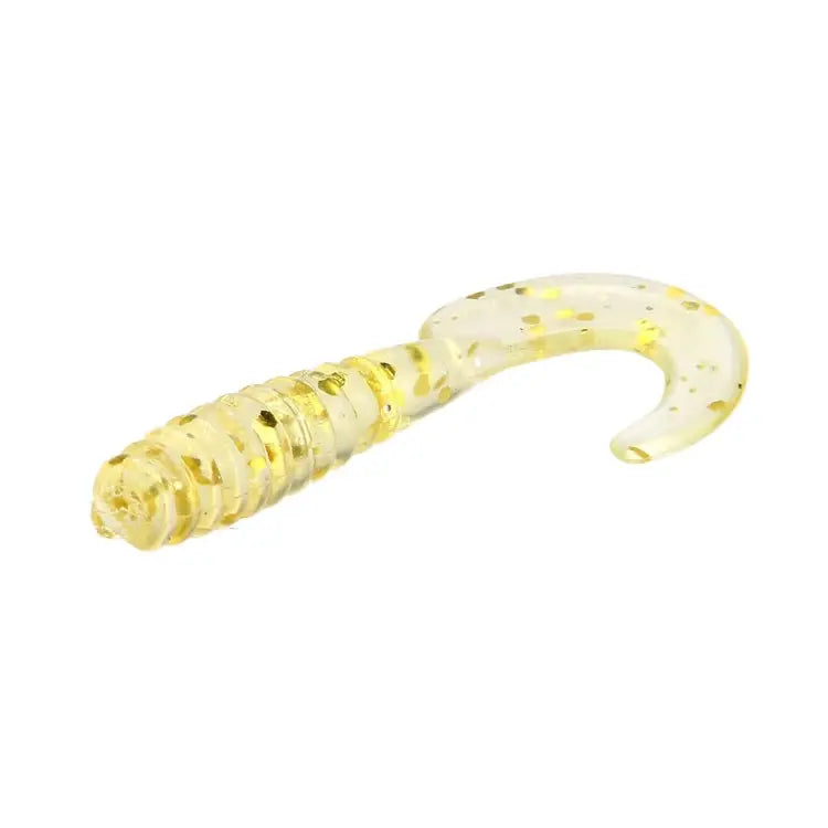 100 PCS Sequins Long Tail Maggots Shape Fishing Lures Artificial Fishing Bait Length: 3.5cm Sequins Long Tail Maggots