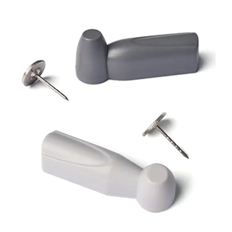 100pcs HTG-005 Small Hammer Anti-theft Magnetic Buckle EAS Anti-theft Sound and Magnetic Button Label for Supermarket