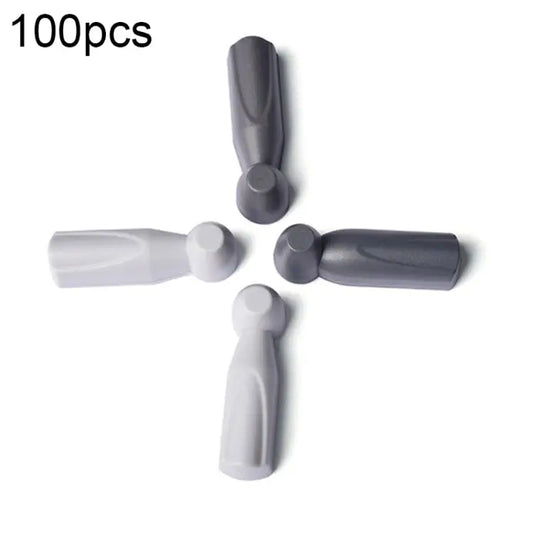 100pcs HTG-005 Small Hammer Anti-theft Magnetic Buckle EAS Anti-theft Sound and Magnetic Button Label for Supermarket