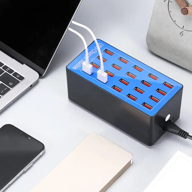 100W 20 In 1 Multi-function Smart USB Charging Station - A5+