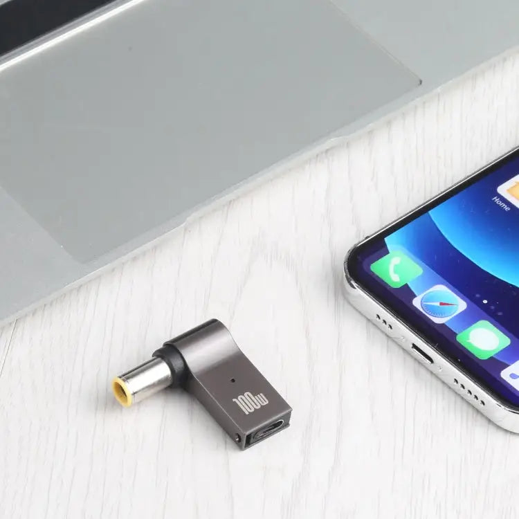 100W USB-C / Type-C Female to DC 7.9x5.0mm Male Computer Charging Adapter for Lenovo Type-C Female to DC 7.9x5.0mm Male