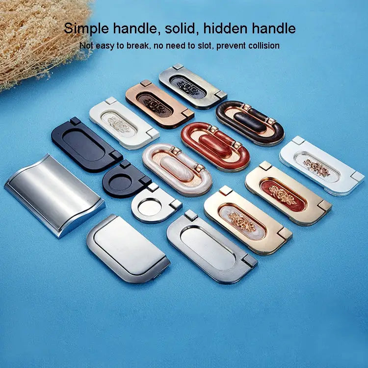 1052-32 Simple European Furniture Drawer Hidden Buckle Handle (Brushed) 1052-32 - 1052-32