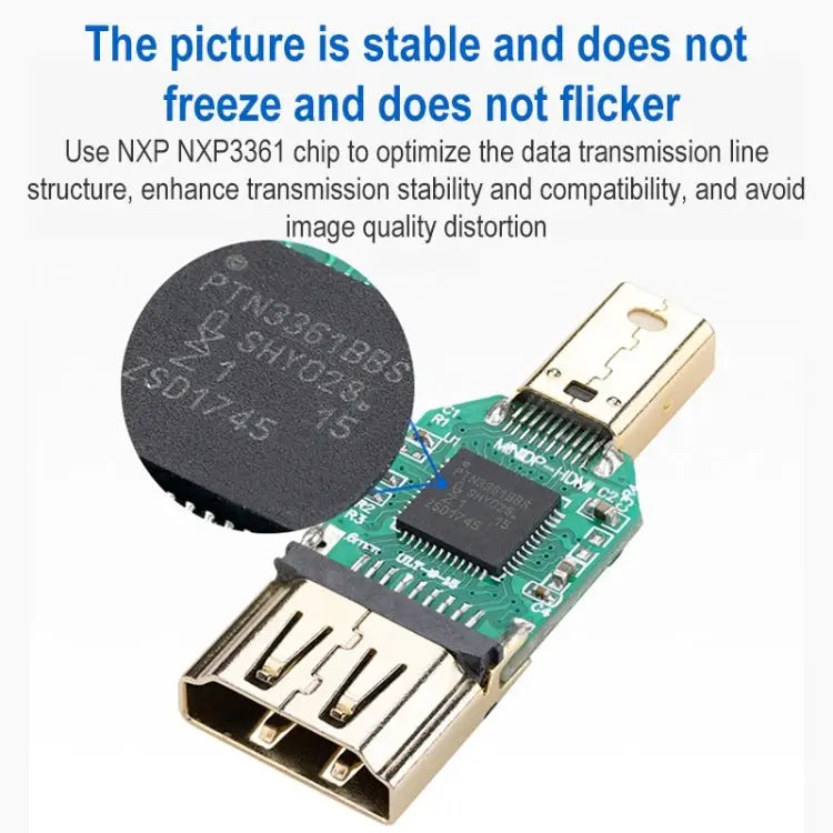 1080P Mini DisplayPort Male to HDMI Female Adapter