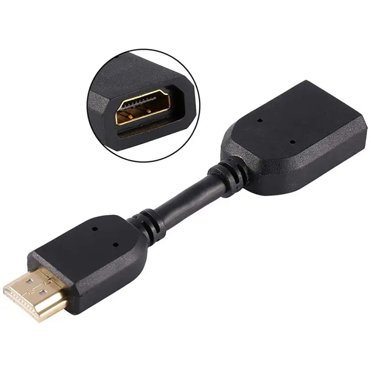 10cm HDMI 19 Pin Male to HDMI 19 Pin Female (AM-AF) Connector Adapter Cable HDMI AM to AF - HDMI AM to AF