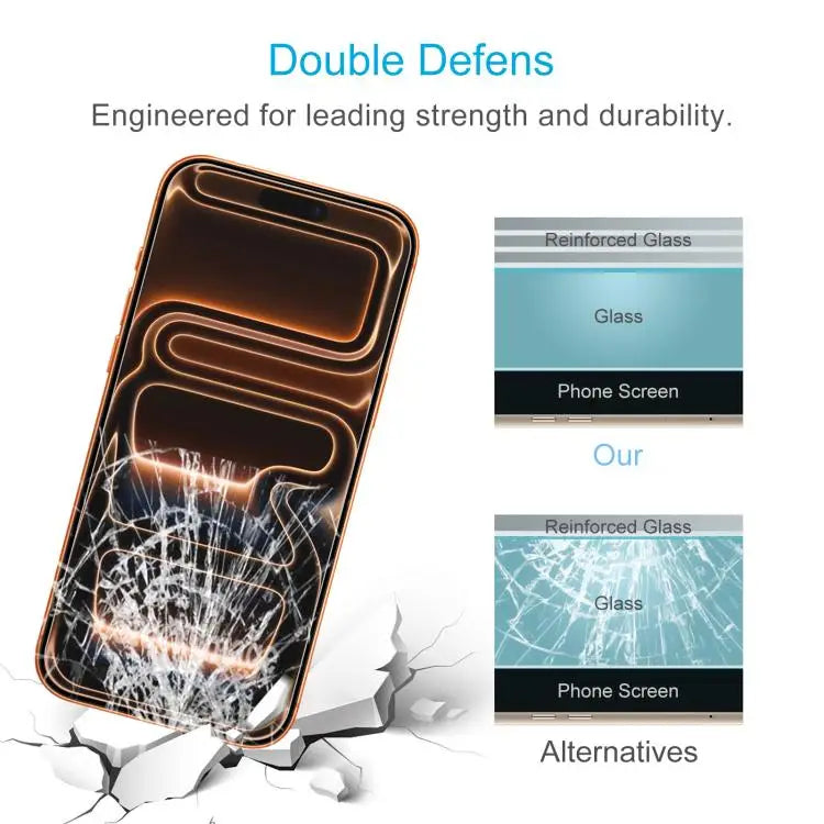 10pcs 0.26mm 9H 2.5D Tempered Glass Film - Apple Accessories