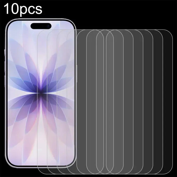 10pcs 0.26mm 9H 2.5D Tempered Glass Film - For iPhone 17 / 17 Pro - Apple Accessories