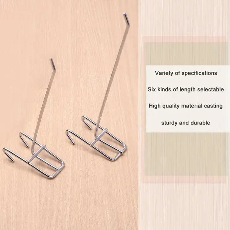 10pcs 3.5mm Supermarket Iron Grid Shelf Hook Length: 10cm 3.5mm 10cm - 3.5mm 10cm