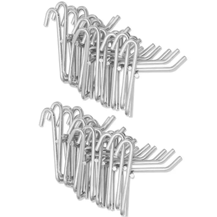 10pcs 3.5mm Supermarket Iron Grid Shelf Hook Length: 25cm 3.5mm 25cm - 3.5mm 25cm