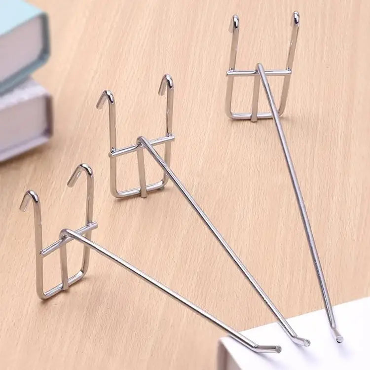 10pcs 3.5mm Supermarket Iron Grid Shelf Hook Length: 25cm 3.5mm 25cm - 3.5mm 25cm