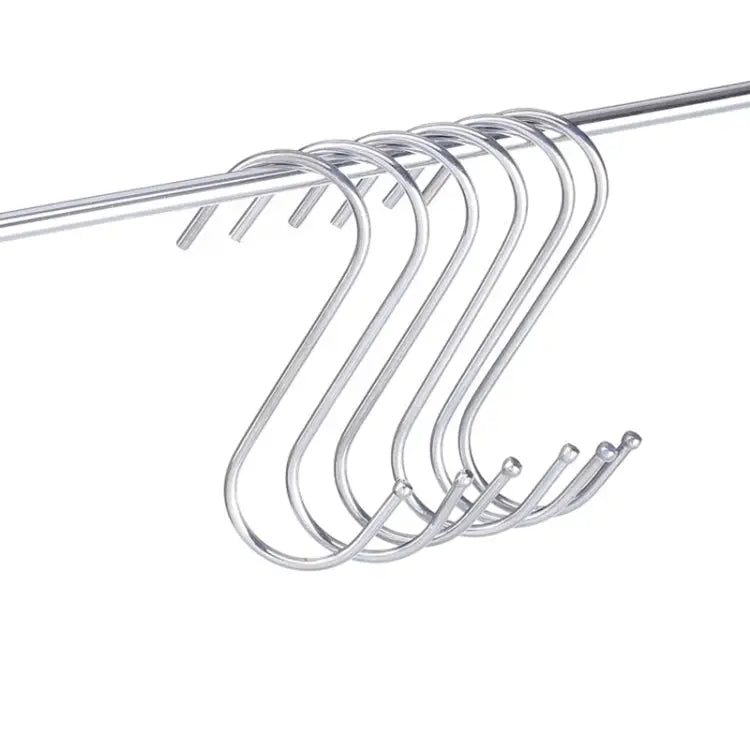 10pcs 3mm Multi-functional S-shaped Stainless Steel Metal Hook Length: 9cm 9cm - 9cm