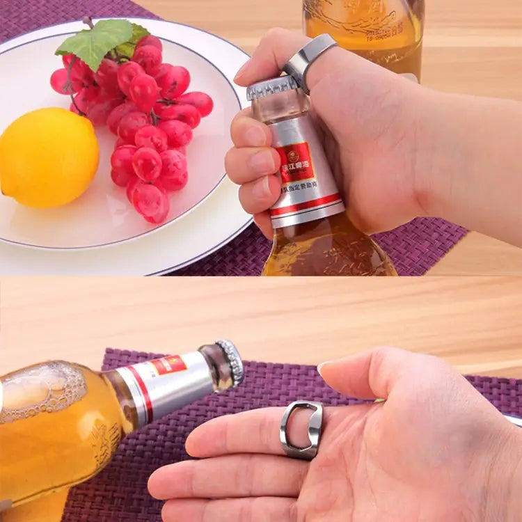 10pcs Ring Style Metal Beer Bottle & Can Opener Inner Diameter: 2.2cm 10pcs Ring Style - 10pcs Ring Style