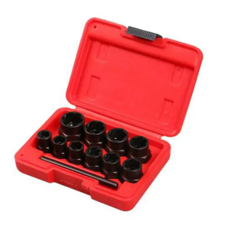 11 In 1 Damaged Nut Removal Tool Anti-Corrosion Sliding Thread Nut Extractor 11 In 1 - 11 In 1