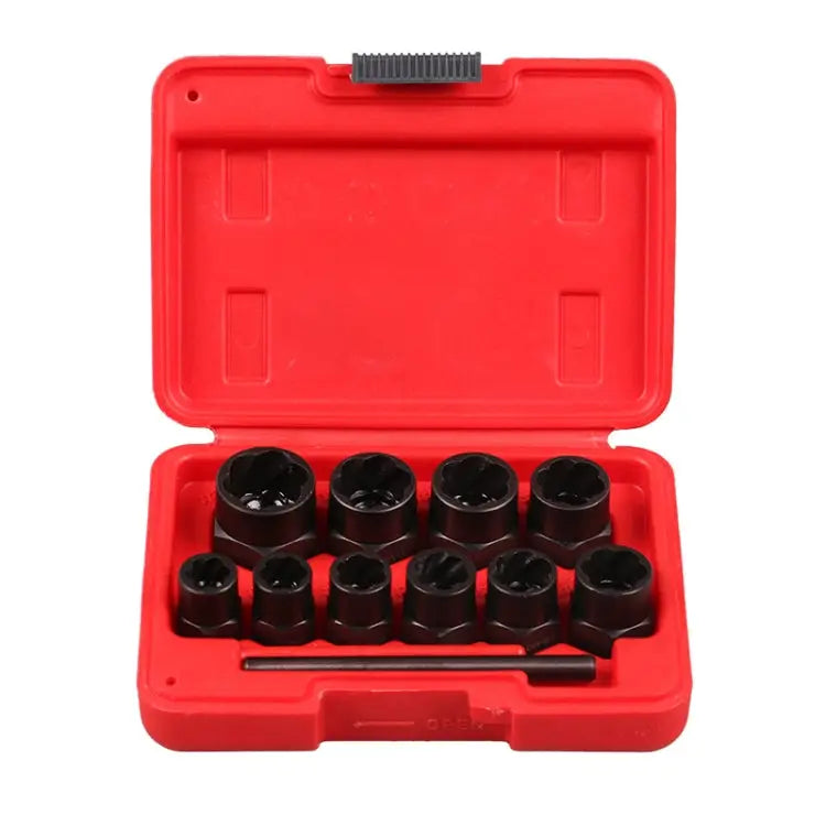 11 In 1 Damaged Nut Removal Tool Anti-Corrosion Sliding Thread Nut Extractor 11 In 1 - 11 In 1