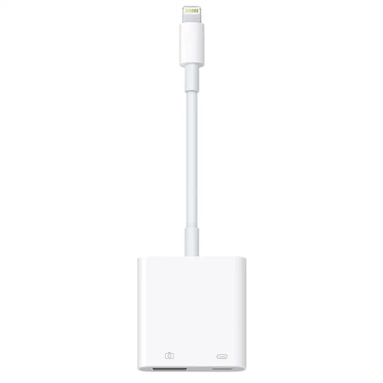 11cm 8 Pin Male to USB & 8 Pin Data Charging Cable Camera Reader Adapter Support System above iOS 9.2