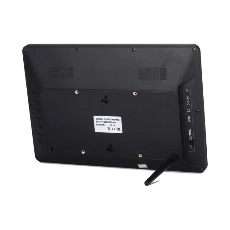 12.0 Inch LED Display Multi-media Digital Photo Frame with Holder / Music & Movie Player / Remote Control Function