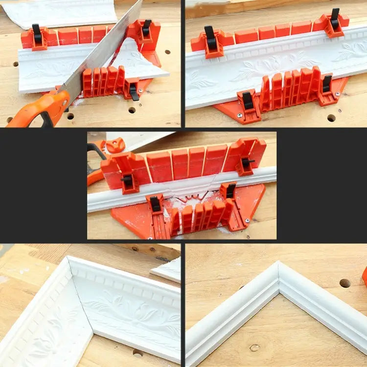 12 Inch Miter Saw Cabinets Multi-function Woodworking Hand Tools Home DIY Wood Working Hand Saws Clamped Box 12 Inch