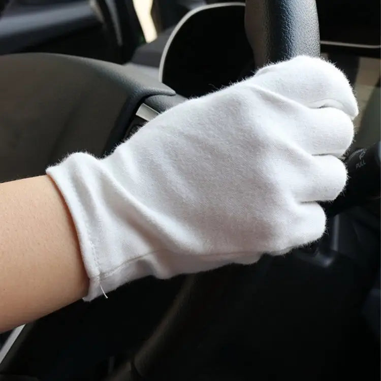 12 Pairs Labor Insurance Work Gloves Cotton Double-sided Cotton Double-sided - Cotton Double-sided
