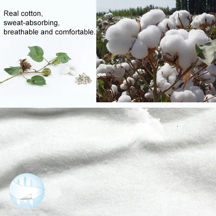 12 Pairs Pure Cotton Working Gloves Thickened， Size：Free Size Thickened， Size：Free Size - Thickened， Size：Free Size