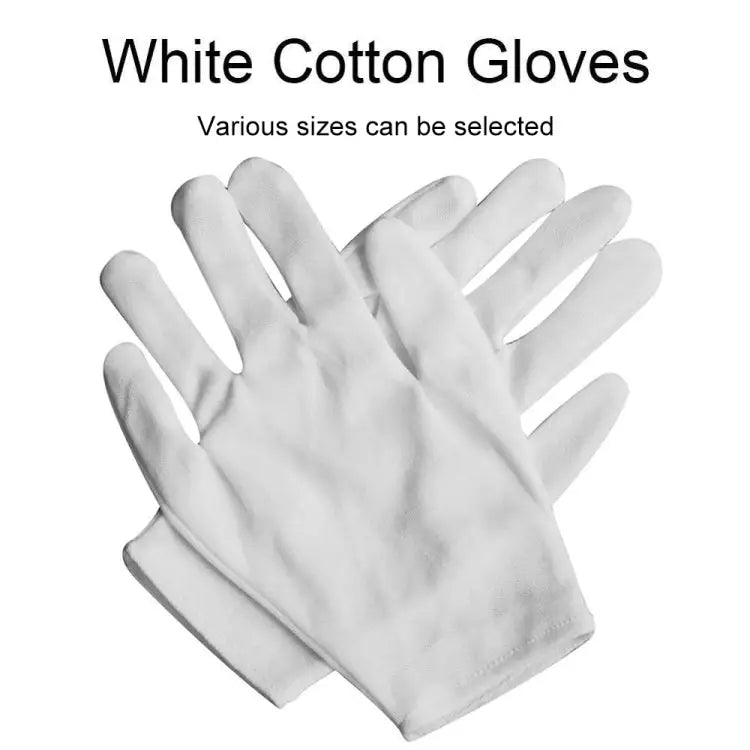 12 Pairs Pure Cotton Working Gloves Thin Section Thin Section - Thin Section