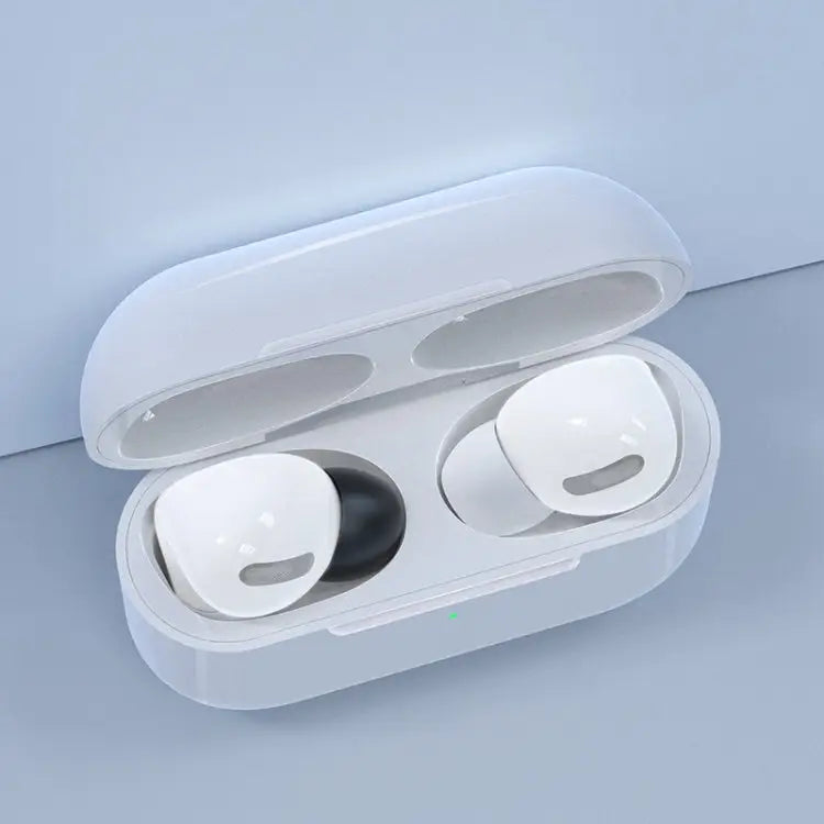 12 PCS Wireless Earphone Replaceable Memory Foam Ear Cap Earplugs for AirPods Pro with Storage Box Memory Foam Black