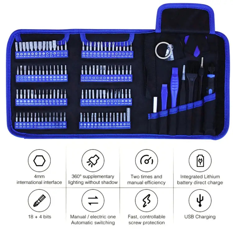 126 in 1 Kaisi K-9126 Magnetic Screwdriver Set Precision Screwdriver Tool Kit Repair Hand Tool - 126 in 1