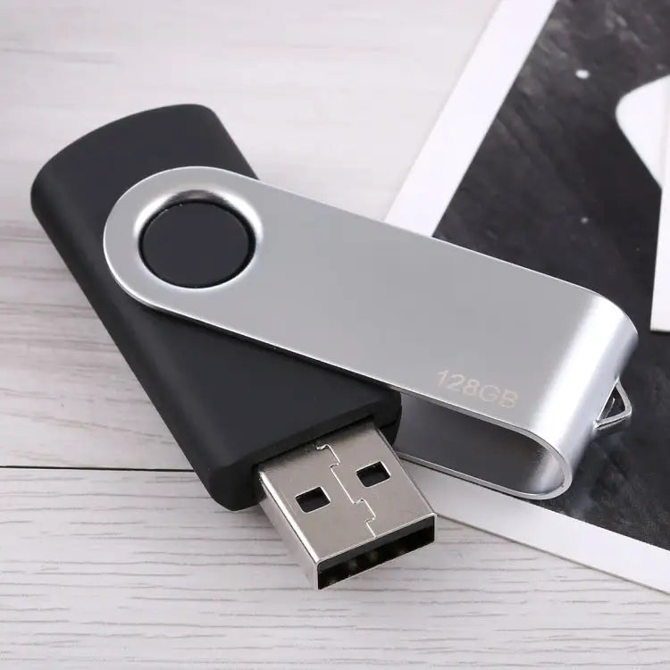 128GB Twister USB 2.0 Flash Disk(Black) 128GB/Black - 128GB/Black