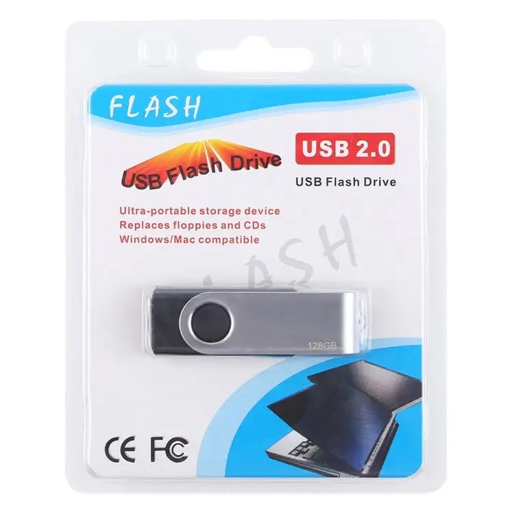 128GB Twister USB 2.0 Flash Disk(Black) 128GB/Black - 128GB/Black