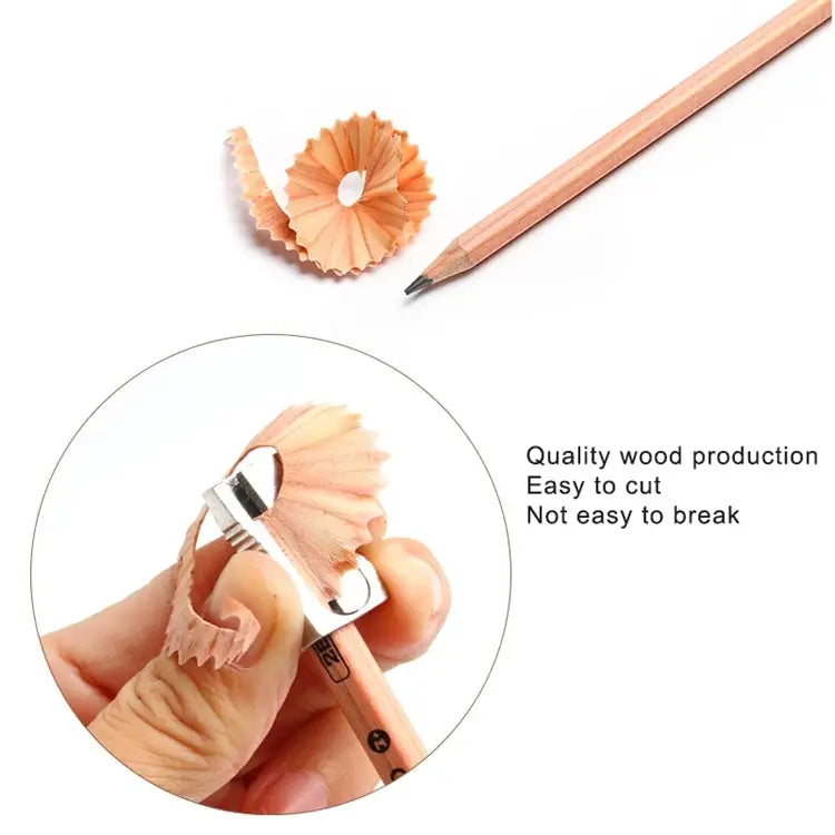 12pcs Drawing Writing Sketch Wooden Pencil Pre-sharpened 2B Art Graphite Pencils - 2B