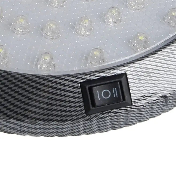 12V 46 LED Roof Light Camper Van Caravan Motor Home Boat White Light with ON / OFF Switch 46 LEDs - 46 LEDs