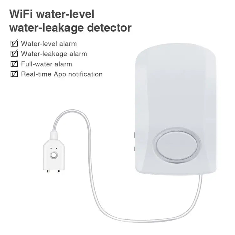 130dB Water Leakage Alarm Detector Sensor Detection Flood Alert Overflow Home Security Alarm System Flood Alert - Flood