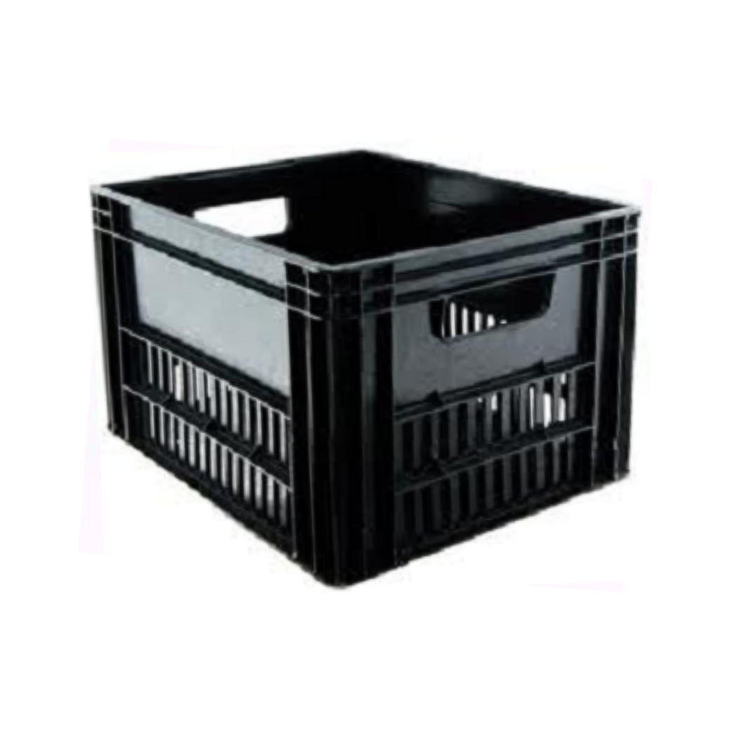 FG1601A Krat zwart PVC 40L