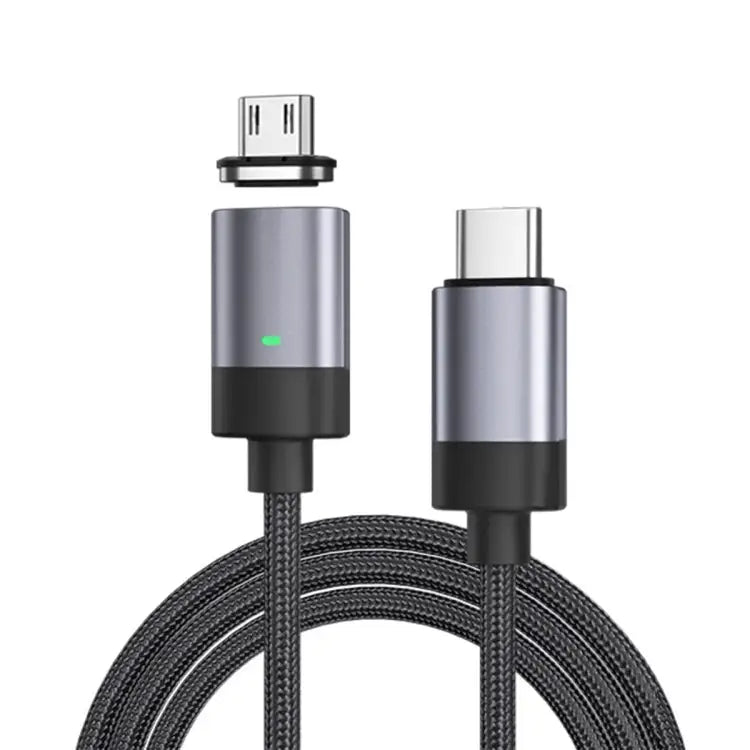 15W USB-C / Type-C to Micro USB Fast Charging Magnetic Data Cable Style: 1m Cable + Magnetic Head Micro USB - Micro USB