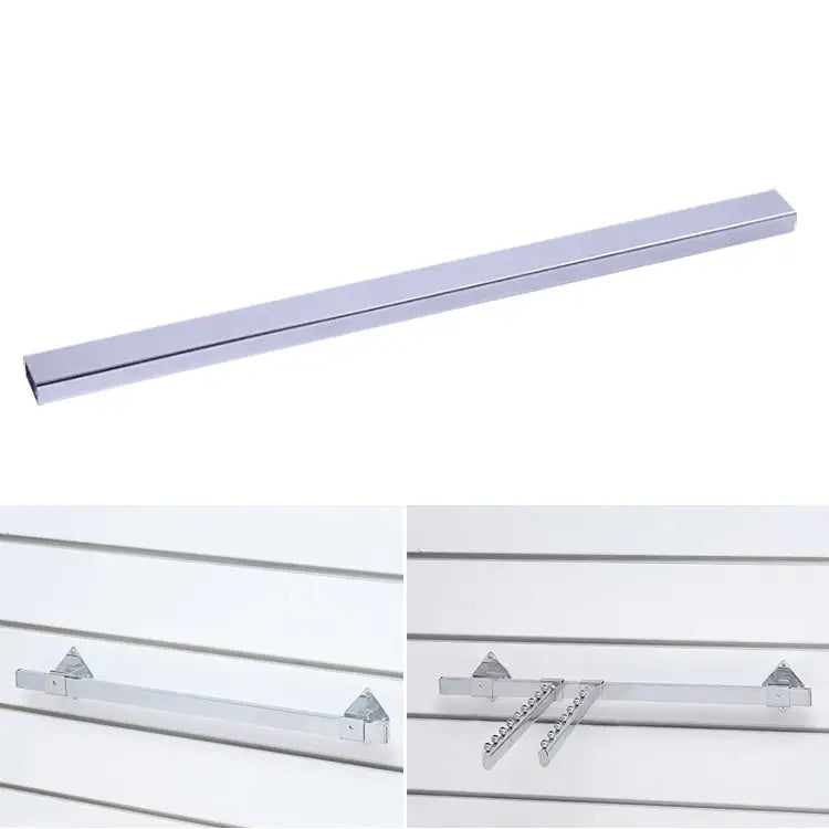 15x30mm Supermarket Shelves Display Electroplated Square Crossbar hook Bracket Length: 1m Crossbar Hook - Crossbar Hook